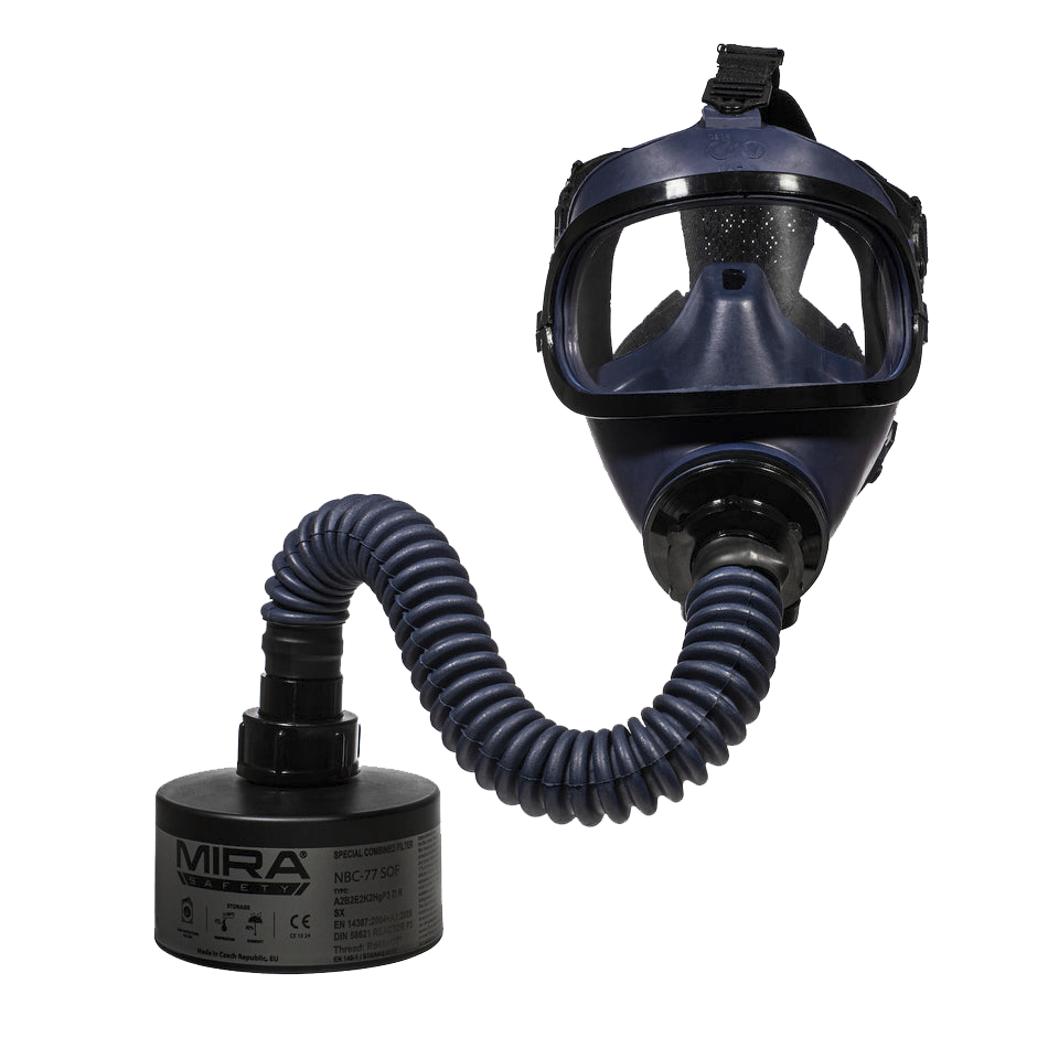 MIRA Safety MD-1 Children's Gas Mask - Full-Face Protective Respirator for CBRN Defense