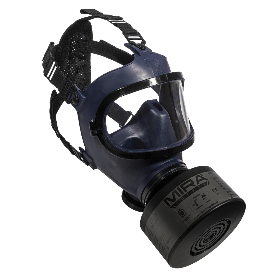 MIRA Safety MD-1 Children's Gas Mask - Full-Face Protective Respirator for CBRN Defense